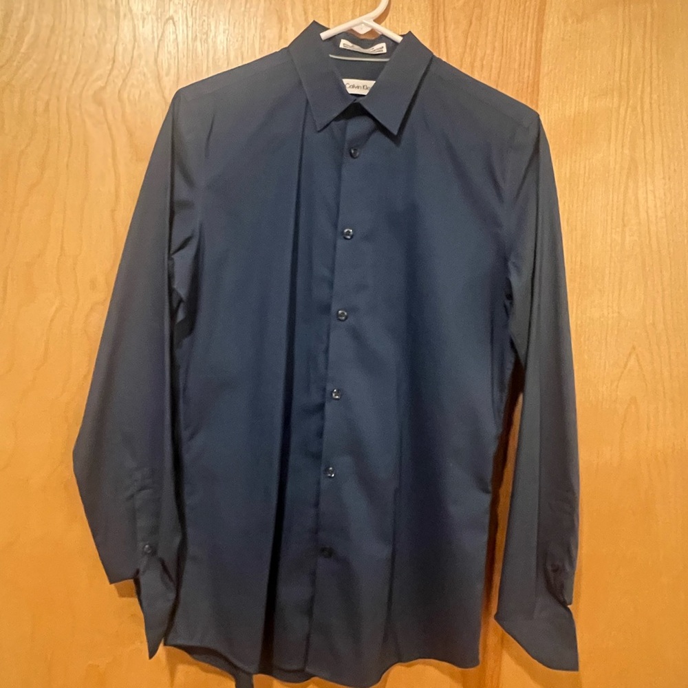 Calvin Klein Navy Dress Shirt